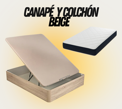 PACK CAMA: canapé y colchón