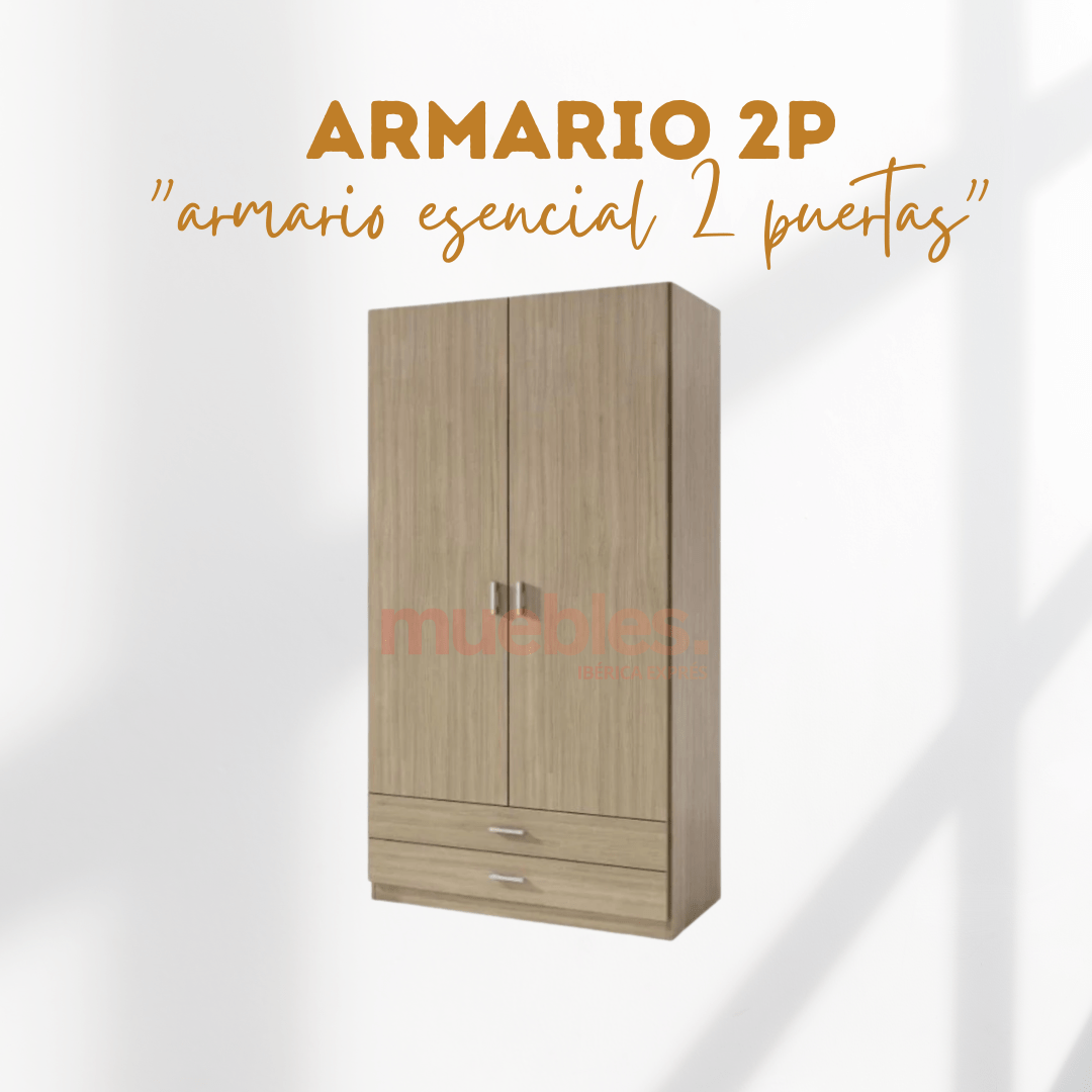 ARMARIO (2) DOS PUERTAS - MUEBLES IBÉRICA EXPRÉS