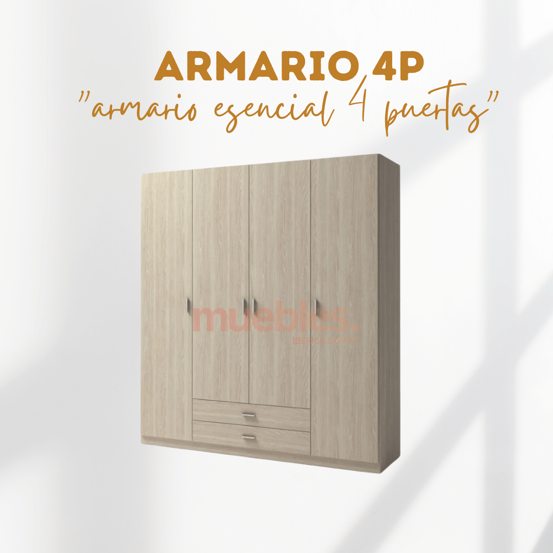 ARMARIO (4) CUATRO PUERTAS - MUEBLES IBÉRICA EXPRÉS