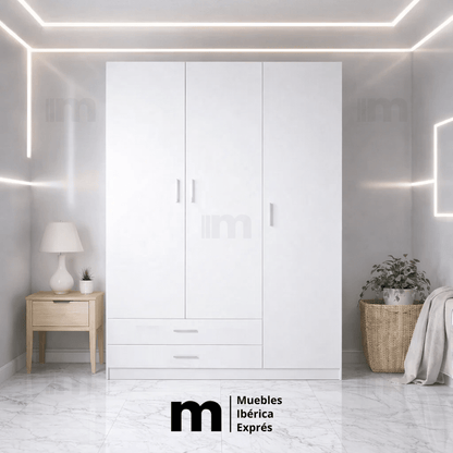 Armario de 3 puertas - MUEBLES IBÉRICA EXPRÉS