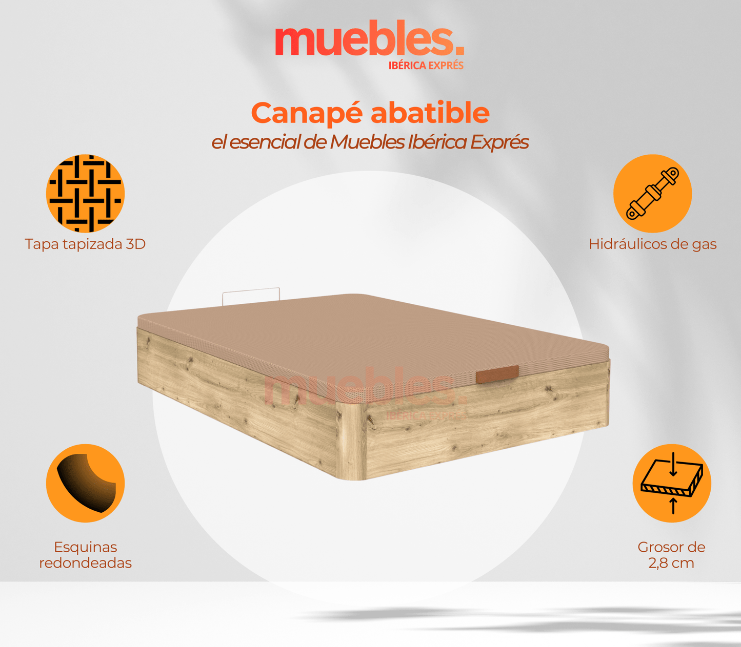 Canapé abatible - MUEBLES IBÉRICA EXPRÉS