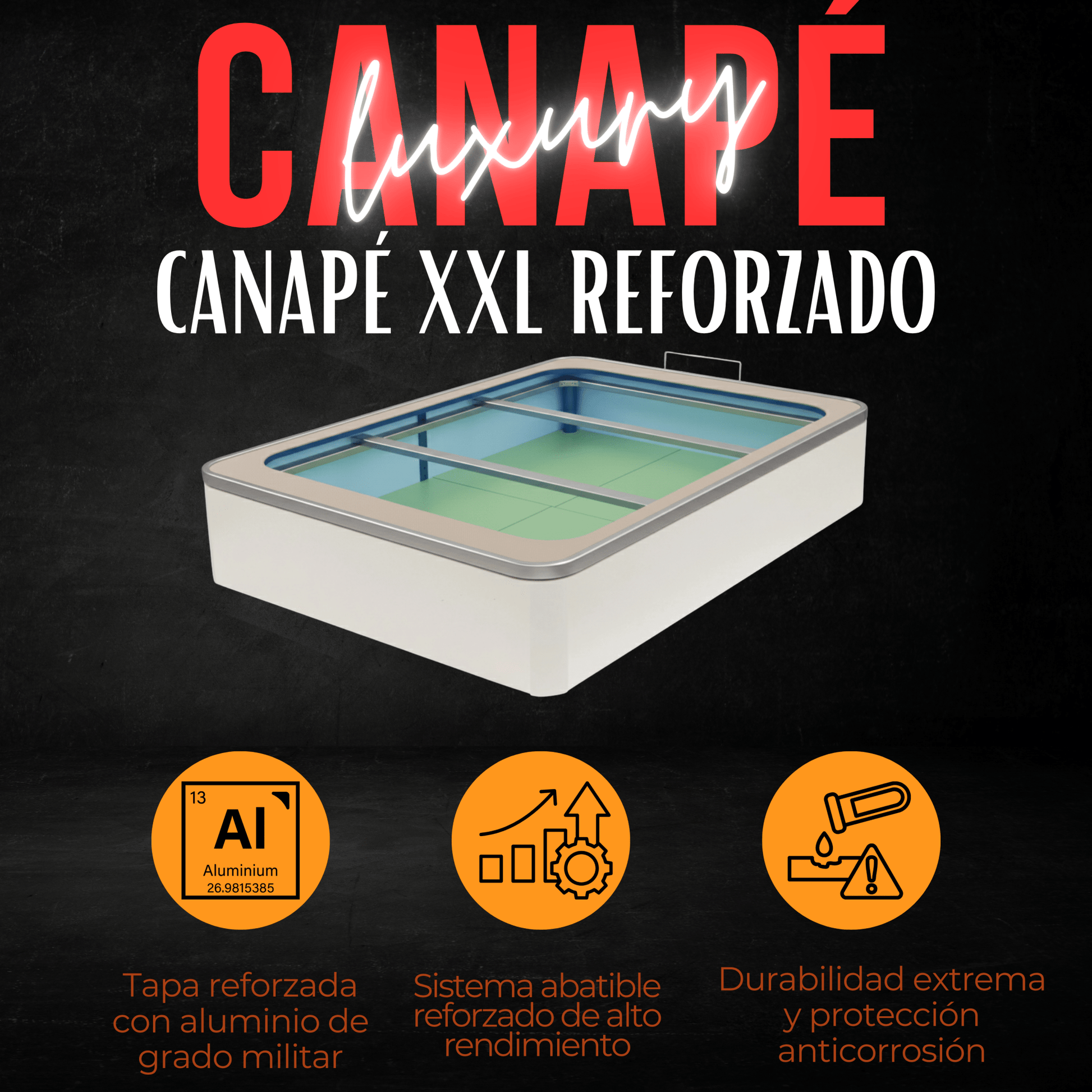 Canapé abatible LUXURY - MUEBLES IBÉRICA EXPRÉS