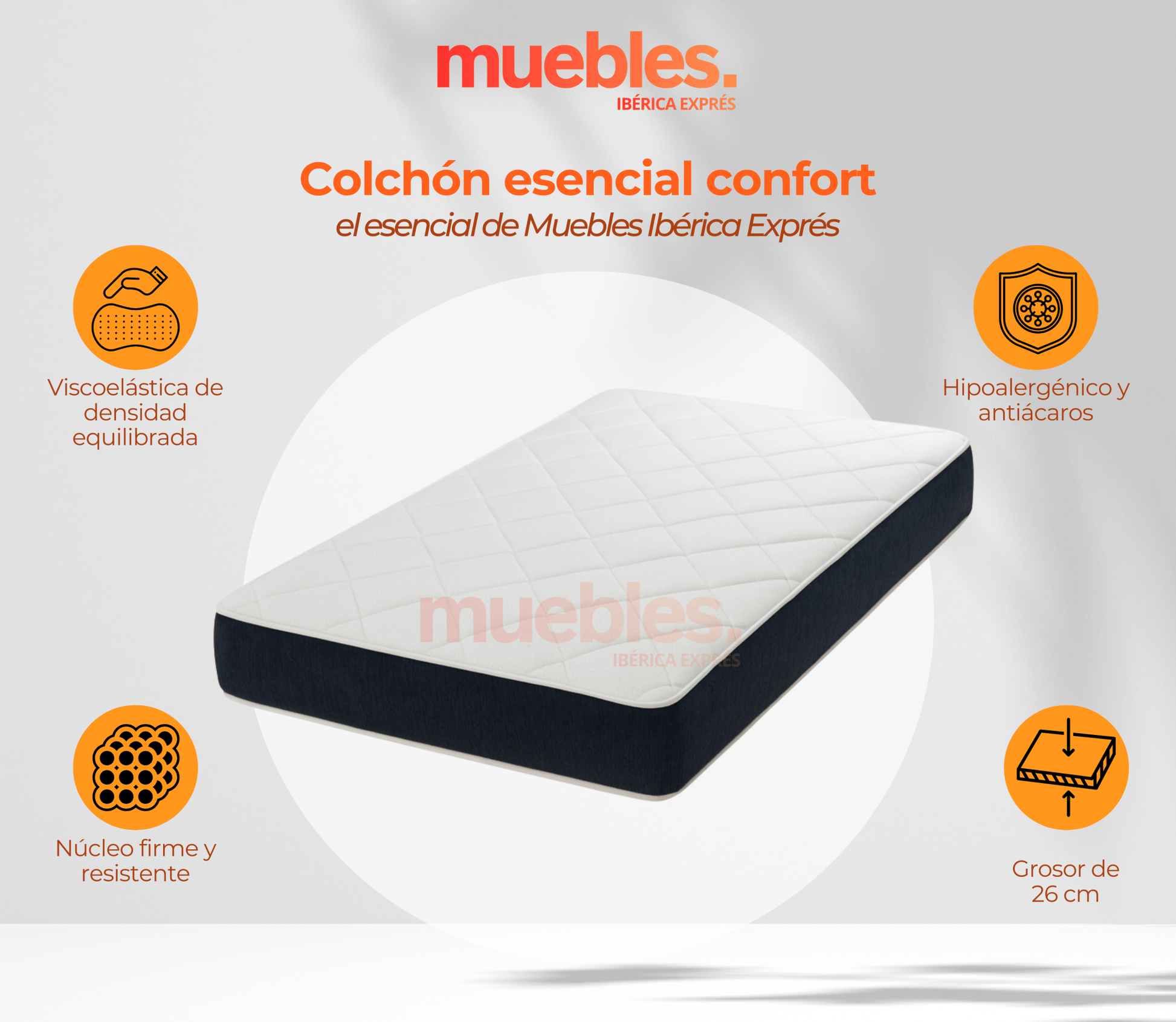 Colchón esencial confort - MUEBLES IBÉRICA EXPRÉS