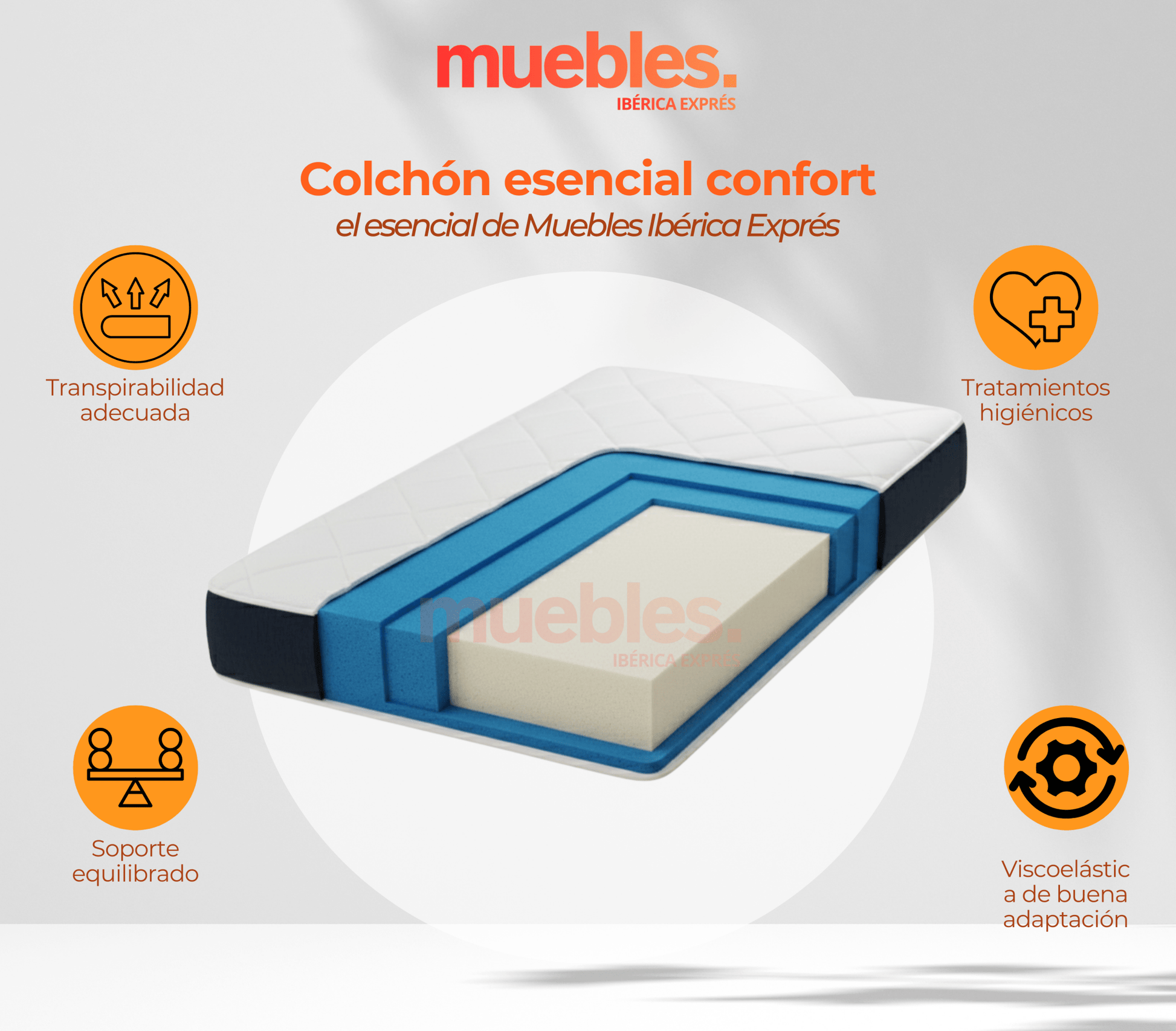 PACK CAMA: canapé y colchón - MUEBLES IBÉRICA EXPRÉS