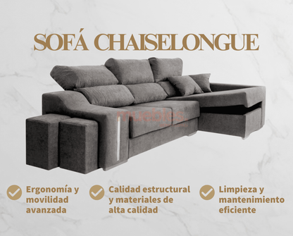 Sofá chaiselongue - MUEBLES IBÉRICA EXPRÉS
