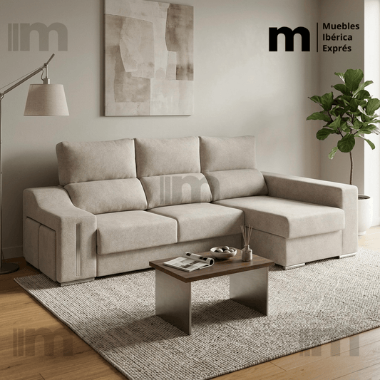 Sofá Chaiselongue Ibérica - MUEBLES IBÉRICA EXPRÉS